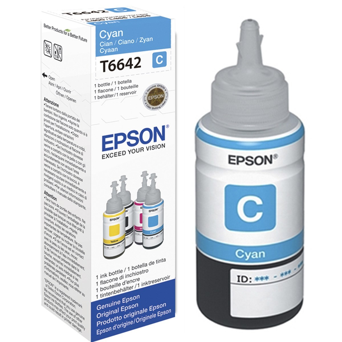 Comprar Botella Tinta Epson Cyan T664