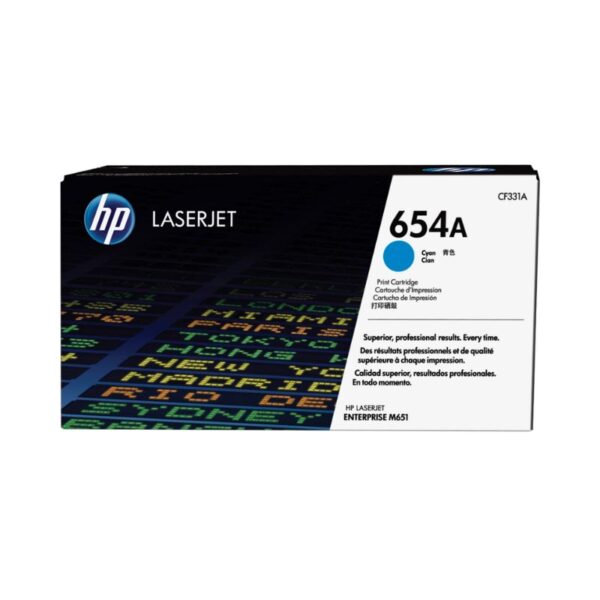 Toner HP 654A Cian CF331A