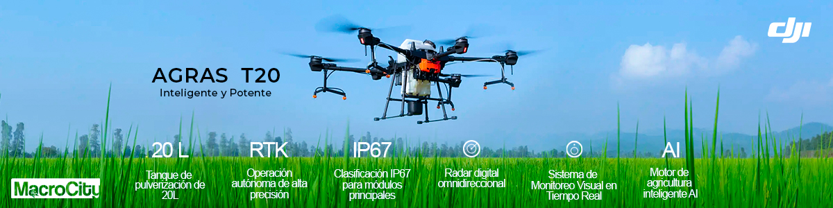 Drone Agrícola DJI AGRAS T20
