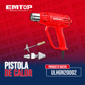 Pistola De Calor 2000w Marca Emtop