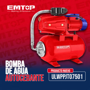 Bomba De Agua Autocebante 1 Hp Emtop